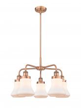 Innovations Lighting 916-5CR-AC-G191 - Bellmont - 5 Light - 25 inch - Antique Copper - Chandelier