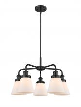 Innovations Lighting 916-5CR-BK-G61 - Cone - 5 Light - 25 inch - Matte Black - Chandelier