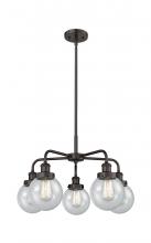 Innovations Lighting 916-5CR-OB-G204-6 - Beacon - 5 Light - 25 inch - Oil Rubbed Bronze - Chandelier