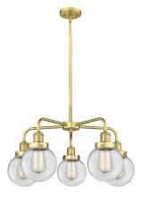 Innovations Lighting 916-5CR-SG-G202-6 - Beacon - 5 Light - 25 inch - Satin Gold - Chandelier