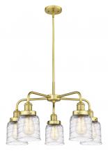 Innovations Lighting 916-5CR-SG-G513 - Bell - 5 Light - 24 inch - Satin Gold - Chandelier