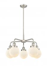 Innovations Lighting 916-5CR-SN-G201-6 - Beacon - 5 Light - 25 inch - Satin Nickel - Chandelier