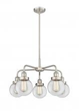 Innovations Lighting 916-5CR-SN-G202-6 - Beacon - 5 Light - 25 inch - Satin Nickel - Chandelier