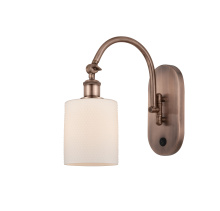 Innovations Lighting 918-1W-AC-G111 - Cobbleskill - 1 Light - 5 inch - Antique Copper - Adjustable - Sconce