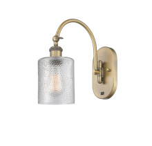Innovations Lighting 918-1W-BB-G112 - Cobbleskill - 1 Light - 5 inch - Brushed Brass - Sconce