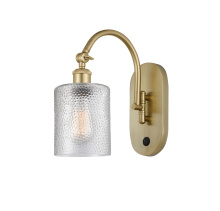 Innovations Lighting 918-1W-SG-G112 - Cobbleskill - 1 Light - 5 inch - Satin Gold - Sconce