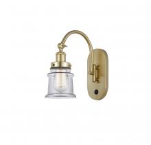 Innovations Lighting 918-1W-SG-G182S - Canton - 1 Light - 7 inch - Satin Gold - Sconce