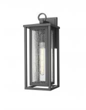 Innovations Lighting 9950-1W-BK-18-SDY - Ashland - 1 Light - 8 inch - Matte Black - Coastal Outdoor Sconce
