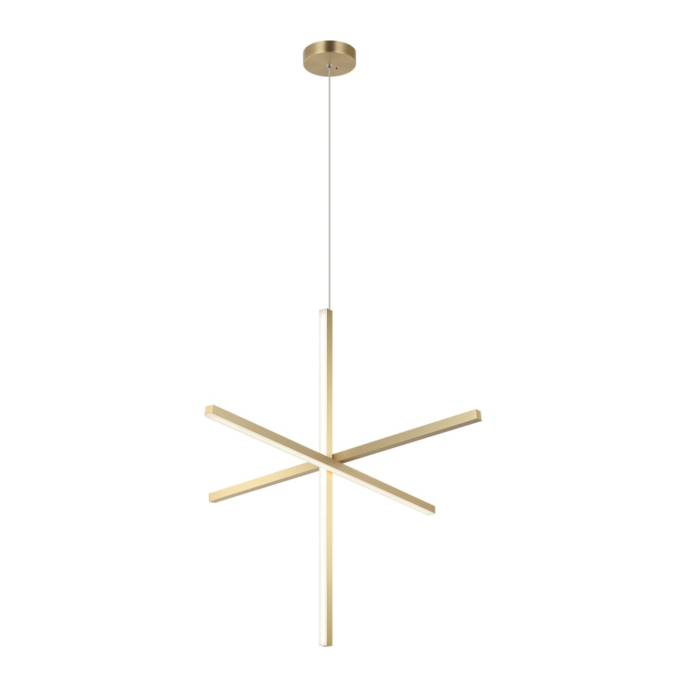 Crosley Brushed Gold Pendant