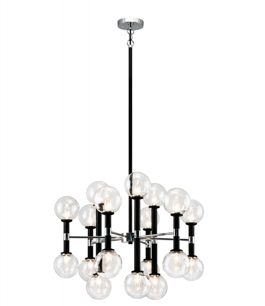 Stellar Black Chandelier
