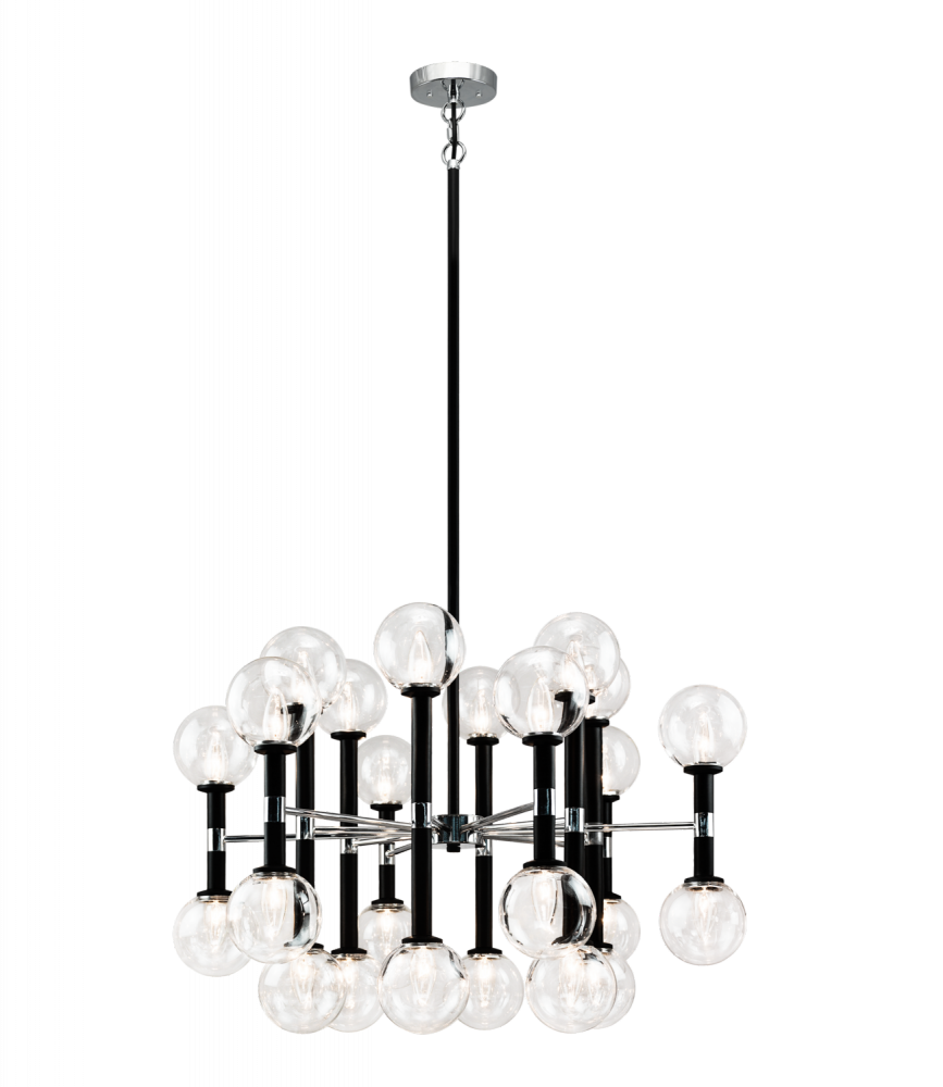 Stellar Black Chandelier