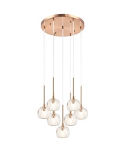 Matteo Lighting C61437AG - Rosa Chandelier