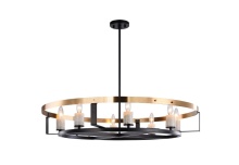 Matteo Lighting C82908BKAG - Crandle Chandelier