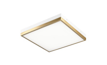 Matteo Lighting M11414WHAG - Tux Flush Mounts