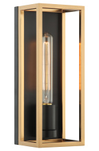 Matteo Lighting S15141BKAG - Shadowbox Wall Sconce