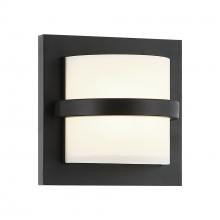 Matteo Lighting S15807MB - 1 LT 7”W "BRAMPTON" MATTE BLACK WALL SCONCE