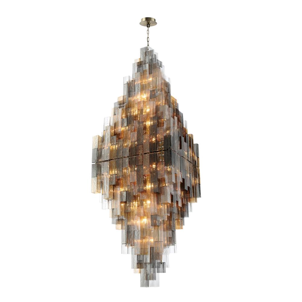 Altesa 96" Chandelier In Chrome