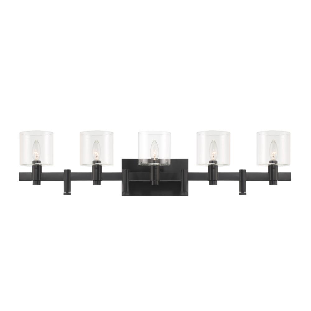 Decato 5 Light Sconce in Black