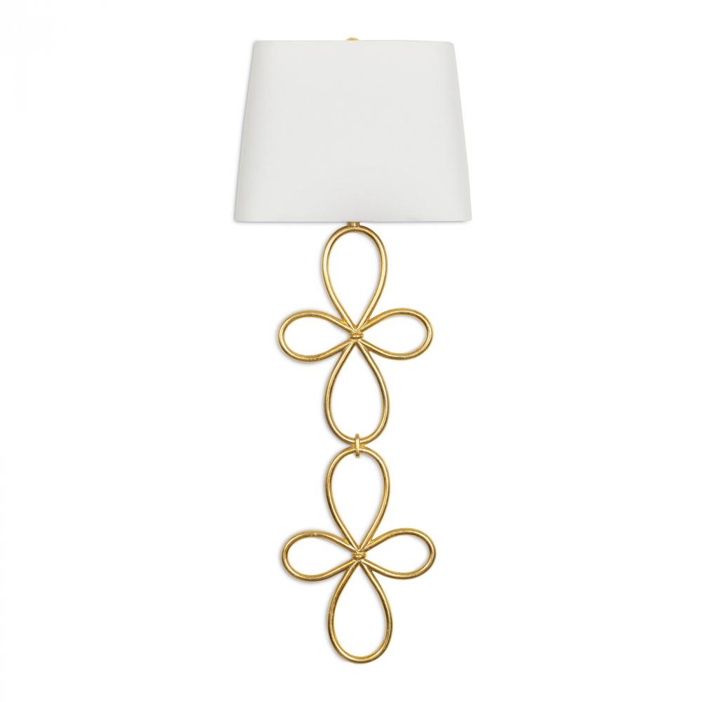 Regina Andrew Minuet Sconce (Gold Leaf)