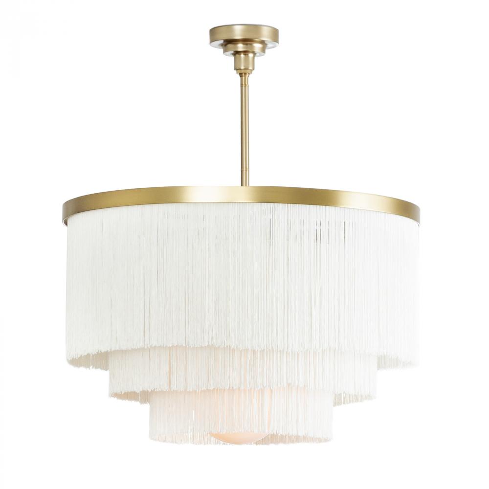 Regina Andrew Cabaret Fringe Chandelier (Ivory)