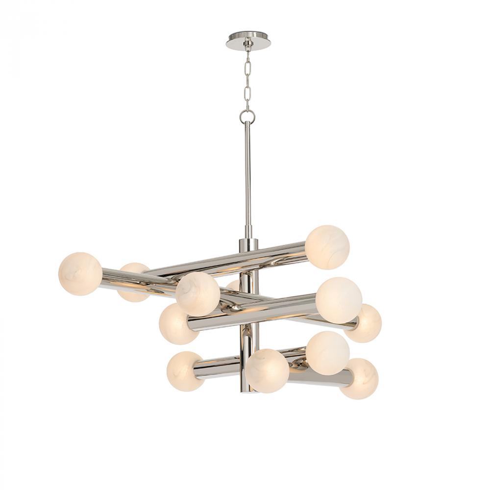 Regina Andrew Dion Chandelier (Polished Nickel)