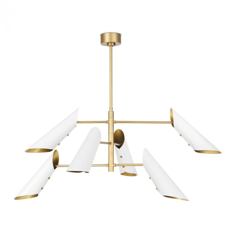 Regina Andrew Vest Chandelier (White and Natural