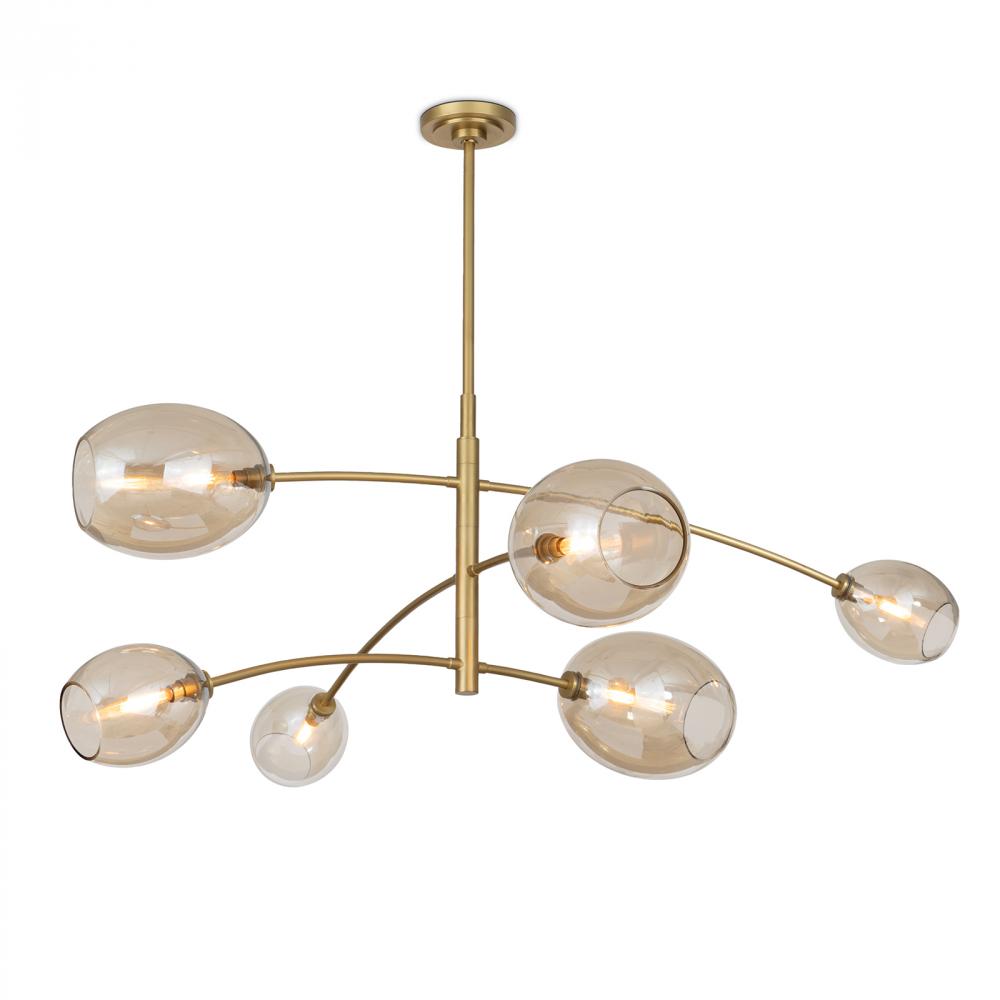 Regina Andrew Artemis Chandelier (Natural Brass