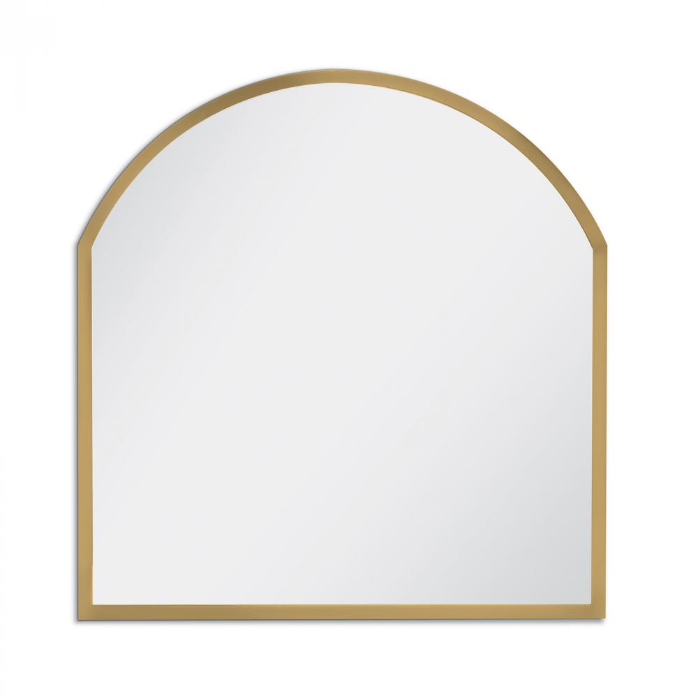 Regina Andrew Knox Metal Mirror (Natural Brass)