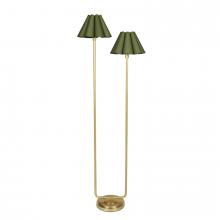 Regina Andrew 14-1066NB-GRN - Regina Andrew Polly Floor Lamp (Natural Brass wi