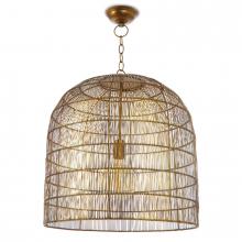 Regina Andrew 16-1294BRS - Regina Andrew Fresco Metal Pendant (Brass)