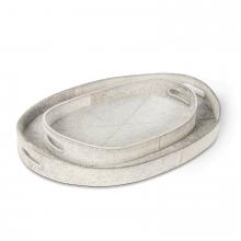 Regina Andrew 20-1463GRY - Regina Andrew Andres Hair on Hide Tray Set (Grey)