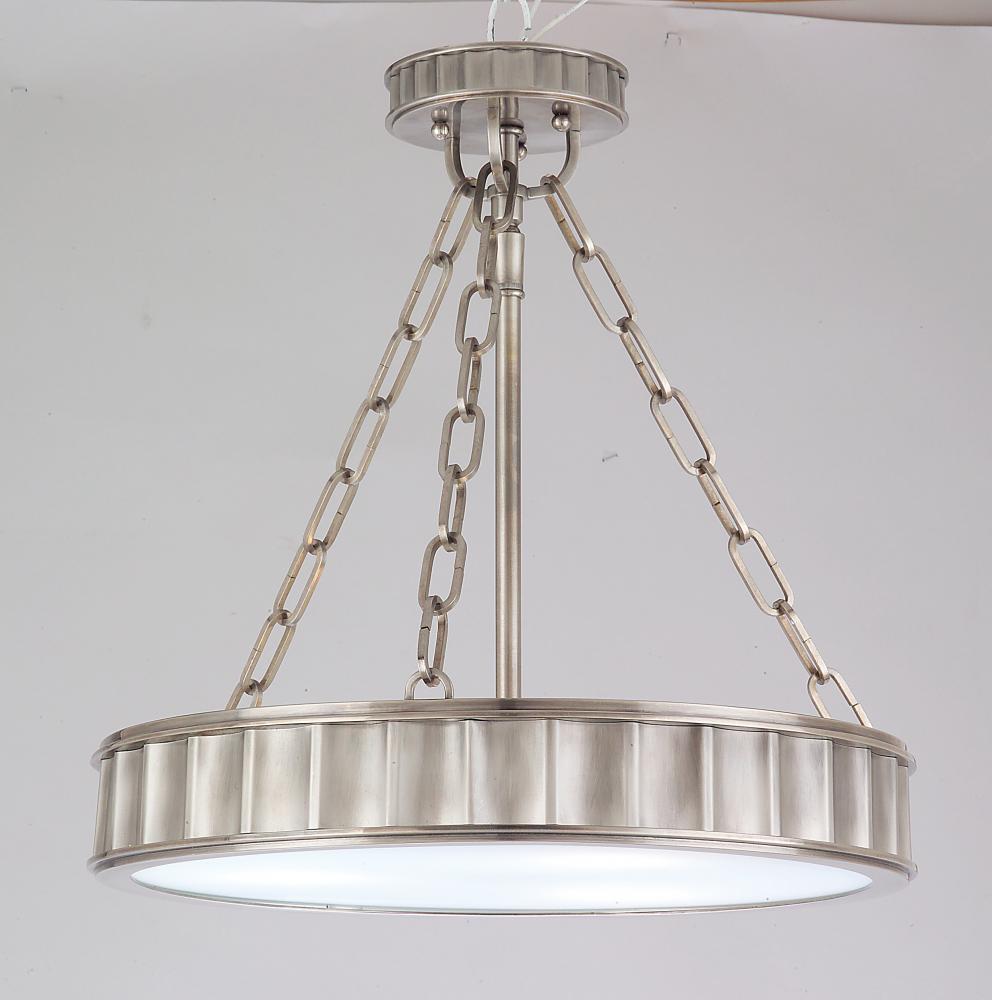 3 LIGHT SEMI FLUSH