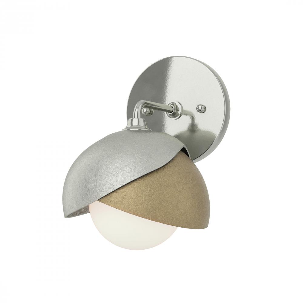 Brooklyn 1-Light Double Shade Bath Sconce