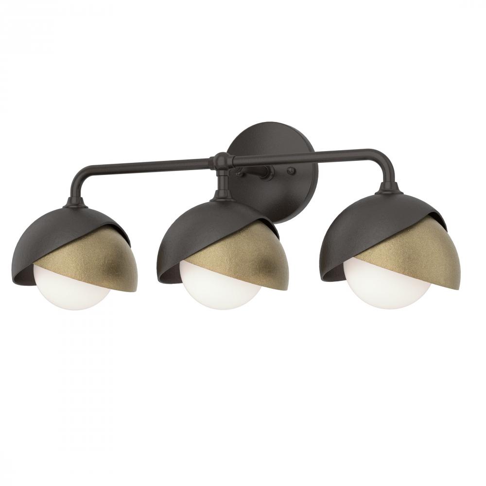 Brooklyn 3-Light Double Shade Bath Sconce