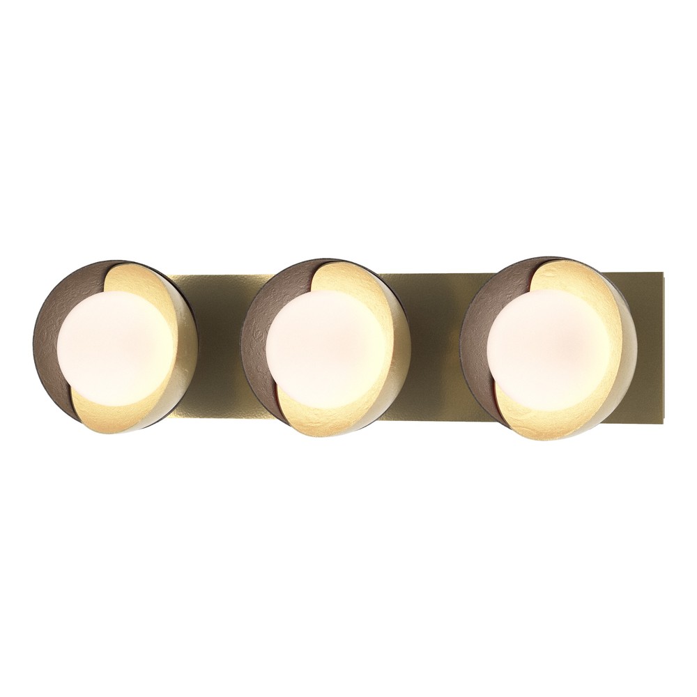 Brooklyn 3-Light Straight Double Shade Bath Sconce