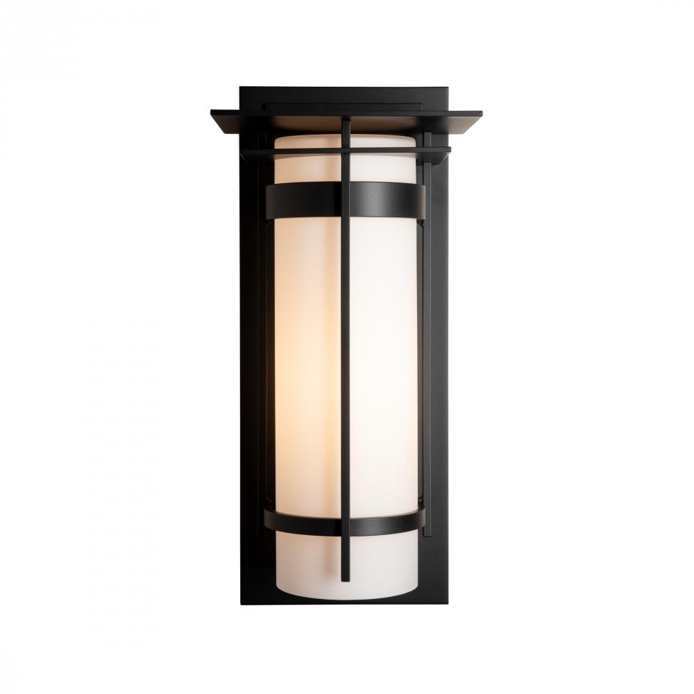 Banded with Top Plate Large Outdoor Sconce