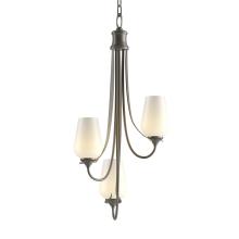 Hubbardton Forge 103033-SKT-07-GG0303 - Flora 3 Arm Chandelier