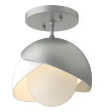 Hubbardton Forge 121377-SKT-82-02-GG0711 - Brooklyn 1-Light Double Shade Semi-Flush