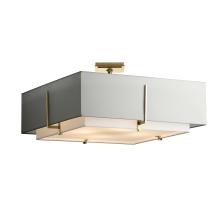 Hubbardton Forge 126513-SKT-85-SF2012-SJ2401 - Exos Square Large Double Shade Semi-Flush