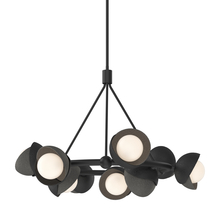 Hubbardton Forge 131068-SKT-MULT-10-20-GG0711 - Brooklyn 9-Light Double Shade Ring Pendant