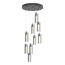 Hubbardton Forge 131104-SKT-STND-10-ZM0065 - Exos Glass 9-Light Pendant