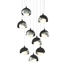 Hubbardton Forge 131105-SKT-LONG-10-82-GG0711 - Brooklyn 9-Light Double Shade Pendant