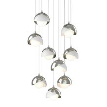 Hubbardton Forge 131105-SKT-LONG-85-02-GG0711 - Brooklyn 9-Light Double Shade Pendant