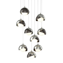 Hubbardton Forge 131105-SKT-LONG-85-14-GG0711 - Brooklyn 9-Light Double Shade Pendant