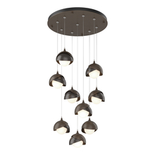 Hubbardton Forge 131105-SKT-STND-05-14-GG0711 - Brooklyn 9-Light Double Shade Pendant