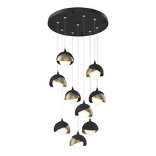 Hubbardton Forge 131105-SKT-STND-10-84-GG0711 - Brooklyn 9-Light Double Shade Pendant