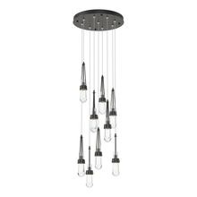 Hubbardton Forge 131108-SKT-STND-14-ZM0434 - Link 9-Light Clear Glass Pendant