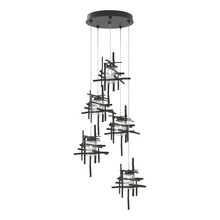 Hubbardton Forge 131126-SKT-STND-10-II0728 - Tura 5-Light Seeded Glass Pendant