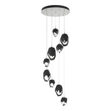 Hubbardton Forge 131142-SKT-LONG-02-BP0756 - Chrysalis 9-Light Mixed Crystal Pendant