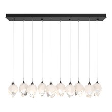 Hubbardton Forge 131143-SKT-LONG-10-WP0754 - Chrysalis 10-Light Small Crystal Pendant